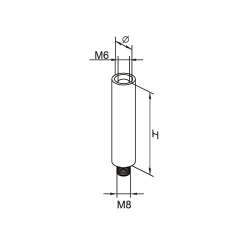 Connecteur pour lisse ⌀ 12 mm 2