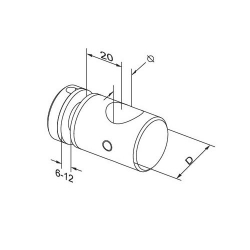 Support traversant ⌀ 12 mm... 2