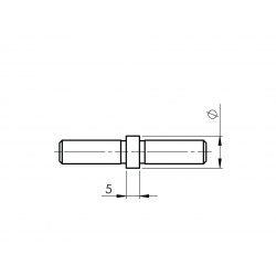 Raccord pour lisse ⌀ 12 mm 2