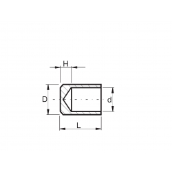 Bouchon rond pour lisse -... 2