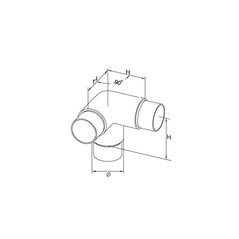 Support De Prise Coudé En Métal 8 X 5 Cm - Noir, Acier Robuste Support électrique Noir ProPlus