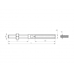 Tendeur câble ⌀ 6/8 mm à... 2