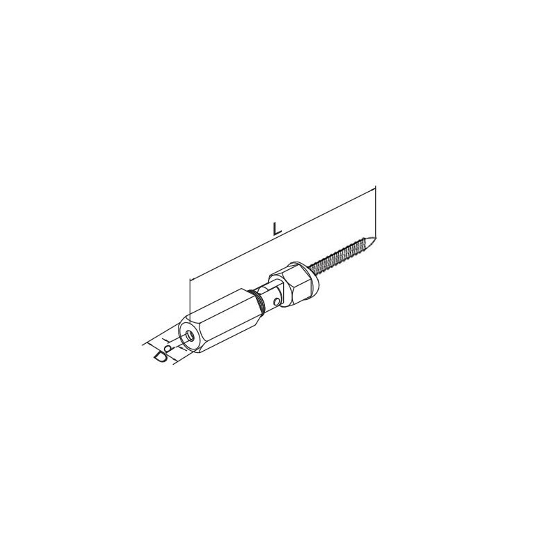 Tendeur câble ⌀ 4/6 mm fixation...