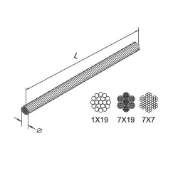 Câble ⌀ 6 mm - 25 / 50 / 100 m 2