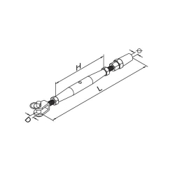 Tendeur câble ⌀ 3/5 mm 2