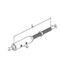 Tendeur câble ⌀ 4/6 mm 2