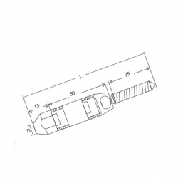 Tendeur câble ⌀ 4/6 mm 2