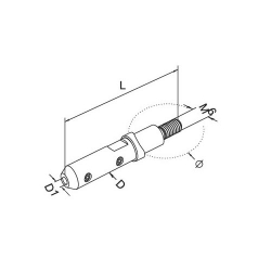 Tendeur câble ⌀ 4 mm 2