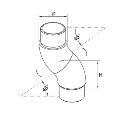 Raccord articulé - support... 2